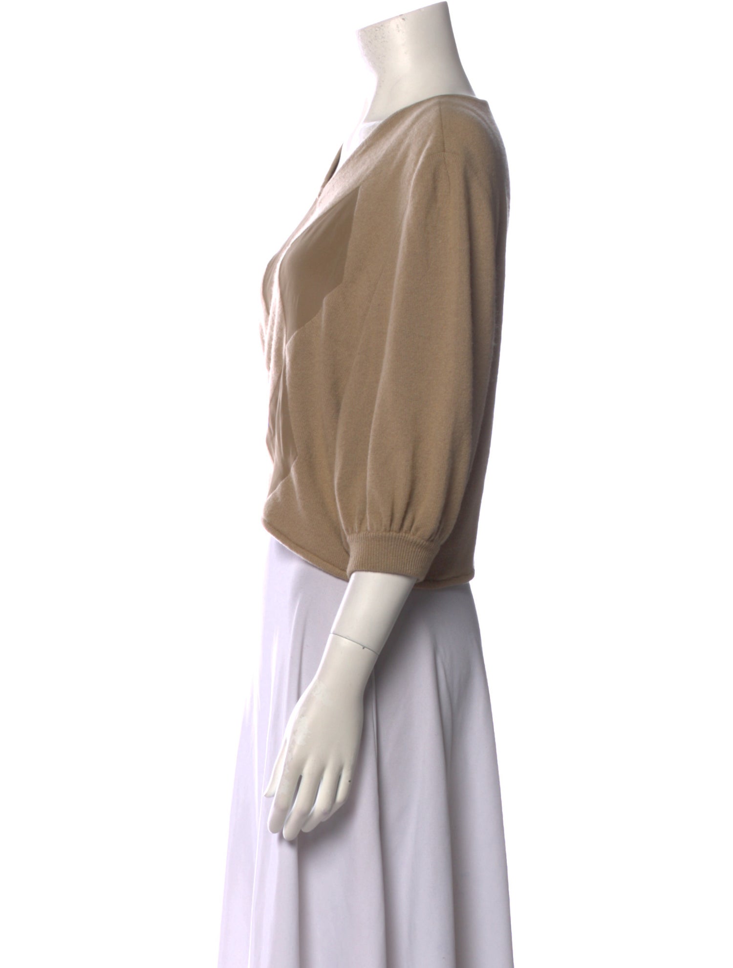 Valentino Vintage V-Neck Crop Top