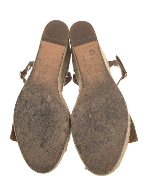 Valentino Suede Bow Accents Espadrilles