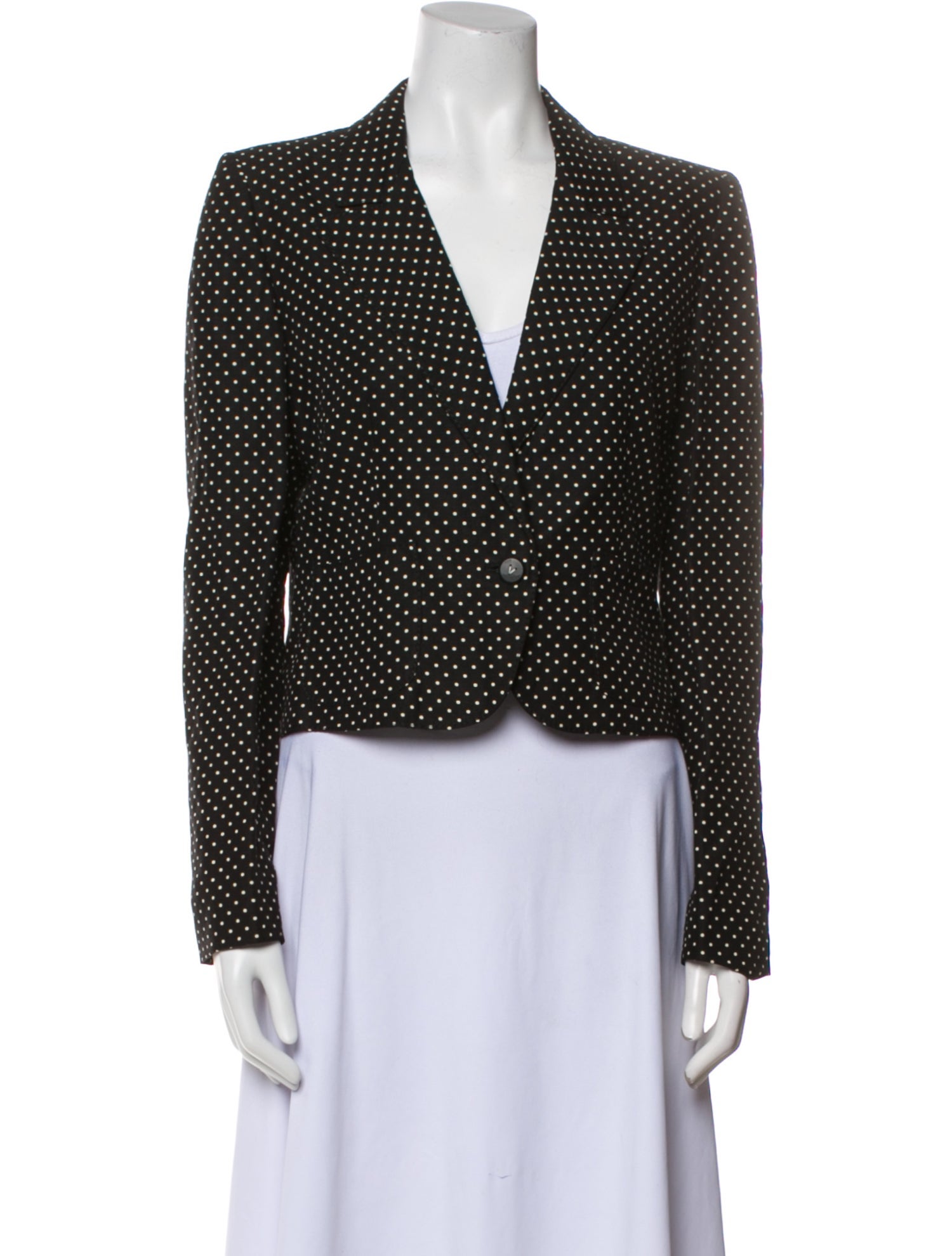 Valentino Polka Dot Print Blazer