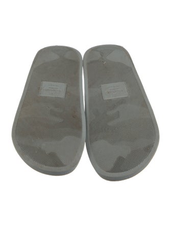 Valentino Rockstud Accents Rubber Slides