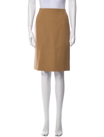 Valentino Virgin Wool Knee-Length Skirt