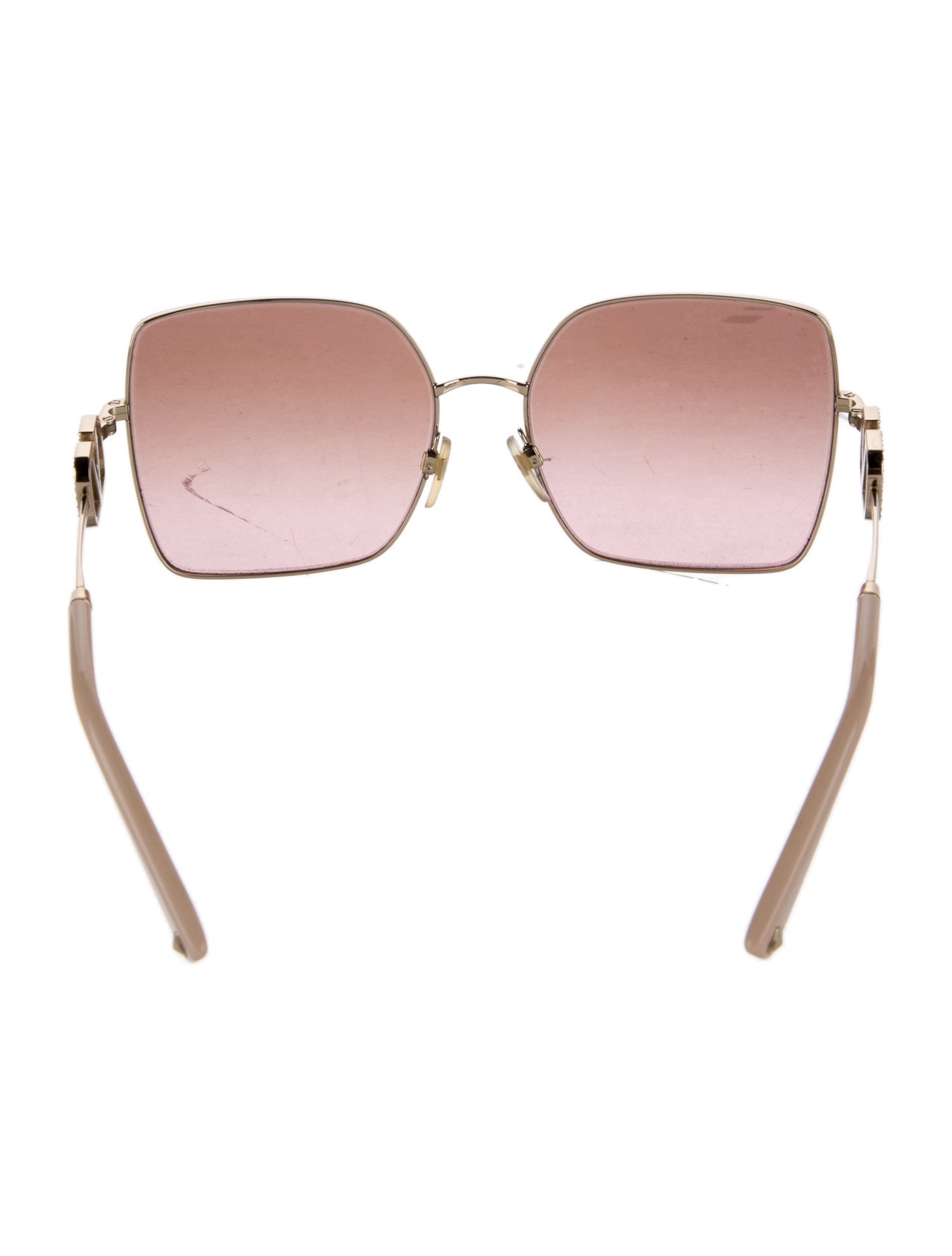 Valentino Rockstud Accents Oversize Sunglasses