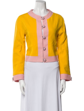 Valentino Wool Printed Jacket