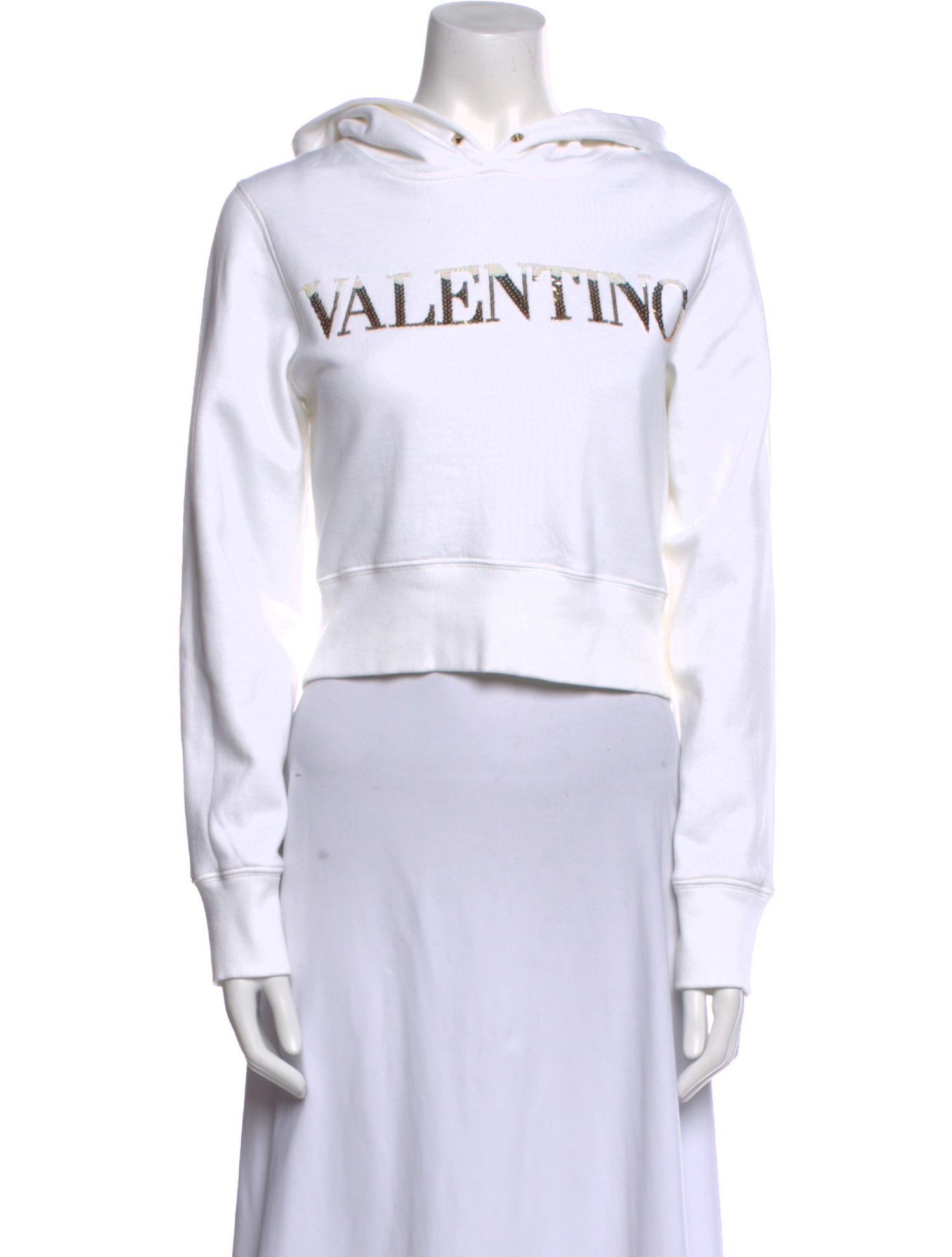 Valentino Graphic Print Crew Neck Sweater