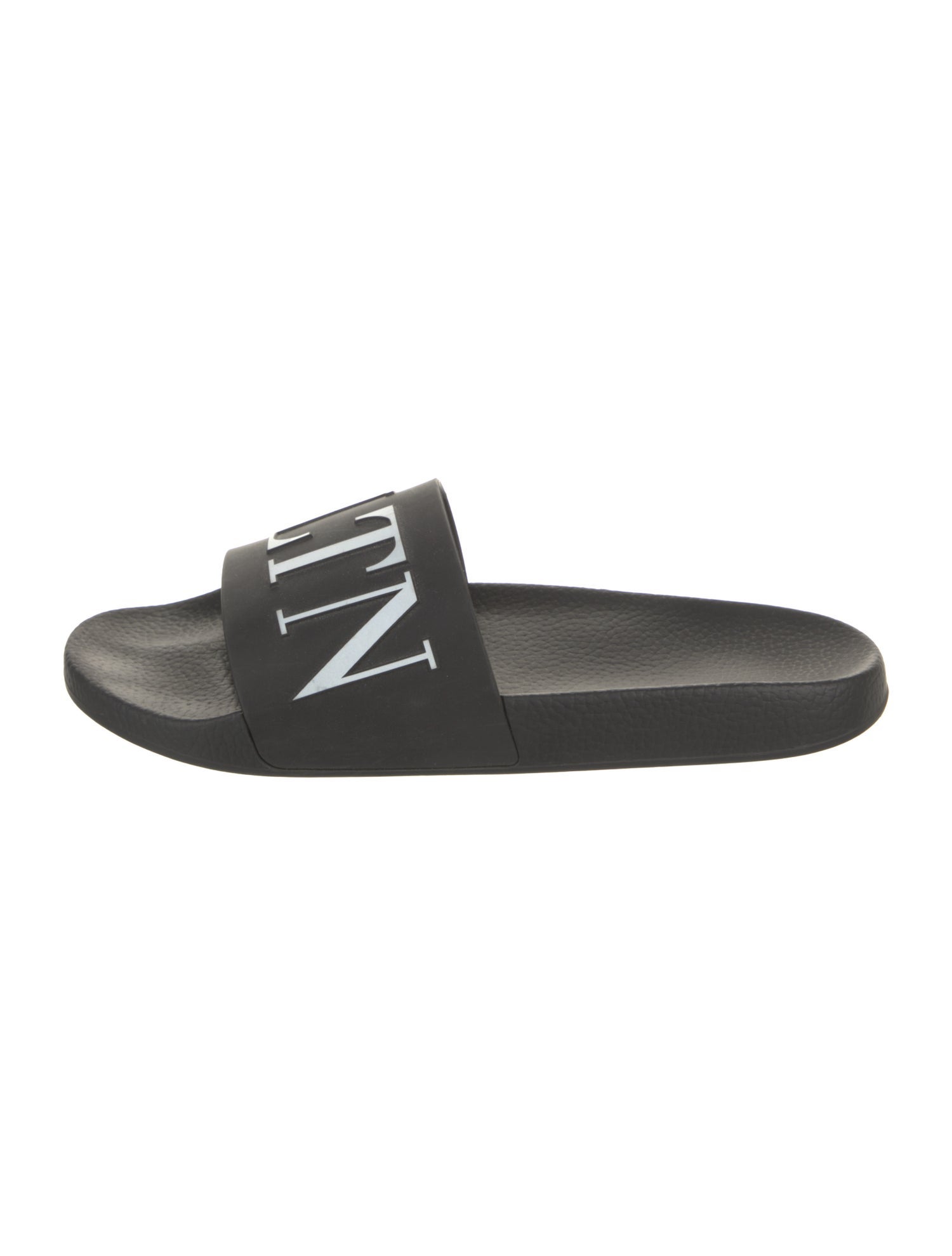 Valentino Rubber Graphic Print Slides