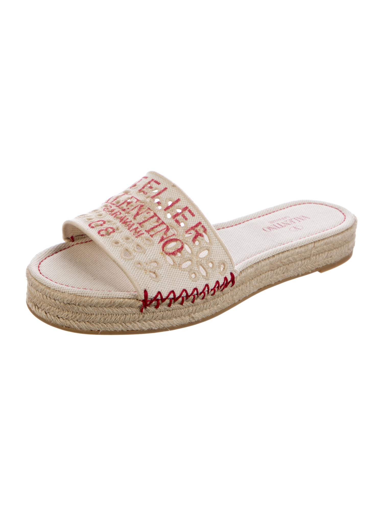 Valentino Canvas Printed Espadrilles