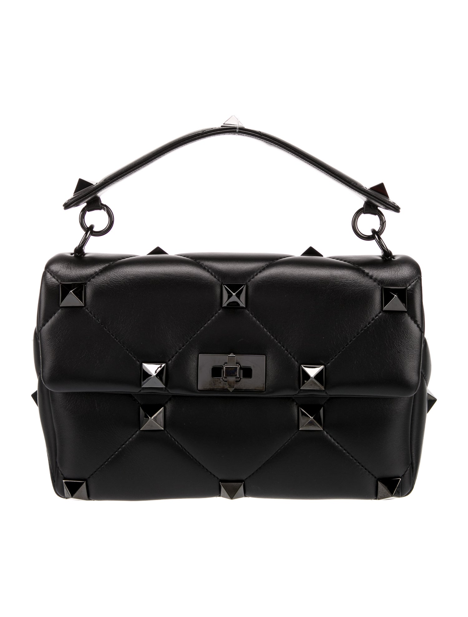 Valentino Rockstud Top Handle Bag