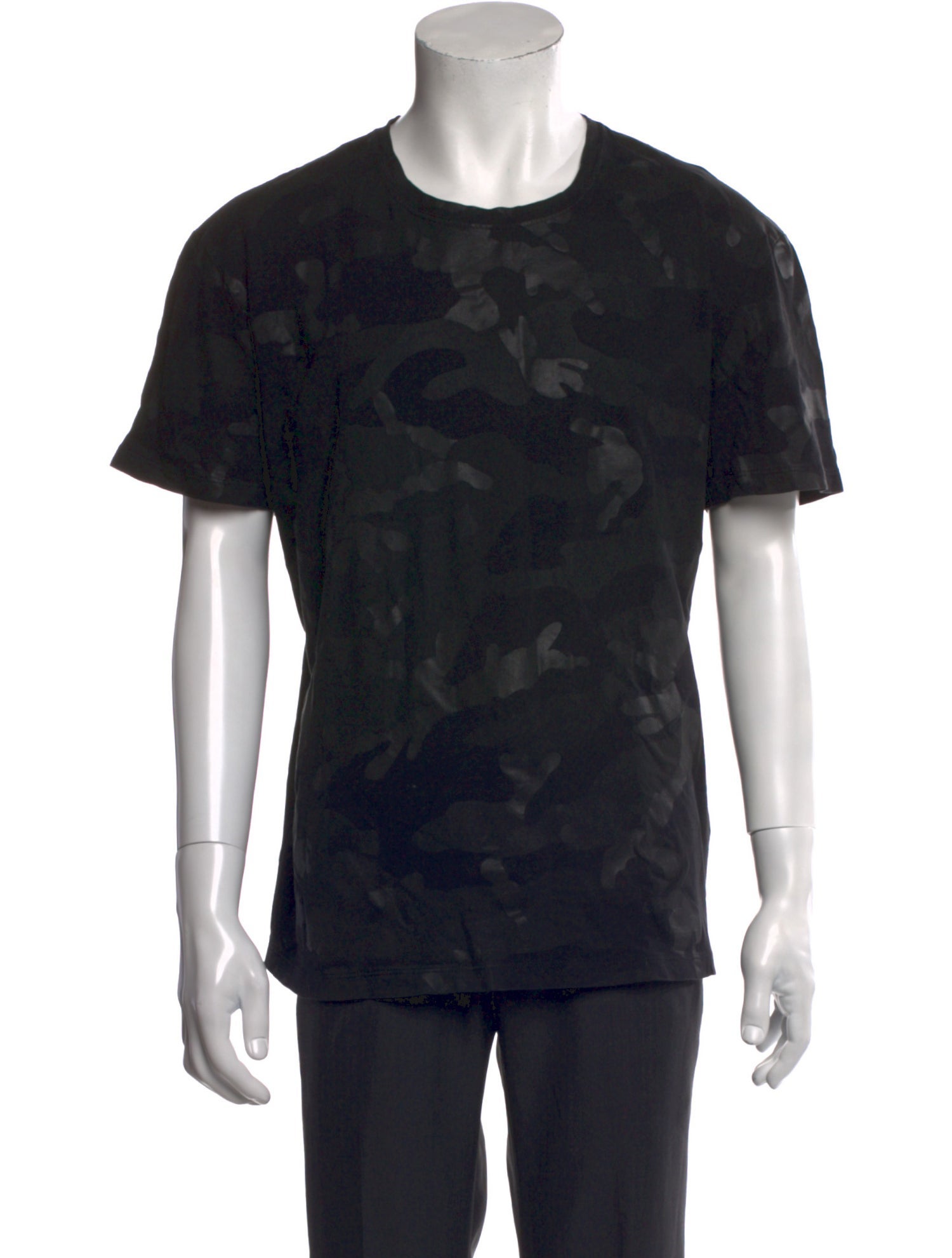 Valentino Rockstud Accents Printed T-Shirt