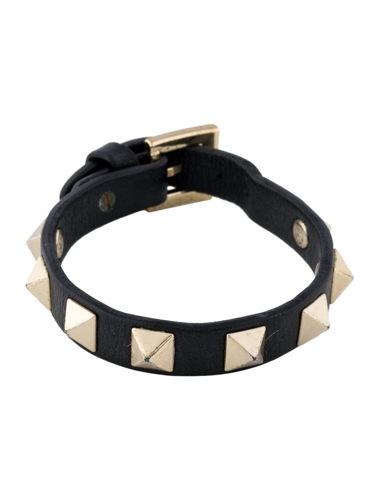 Valentino Rockstud Leather Bracelet