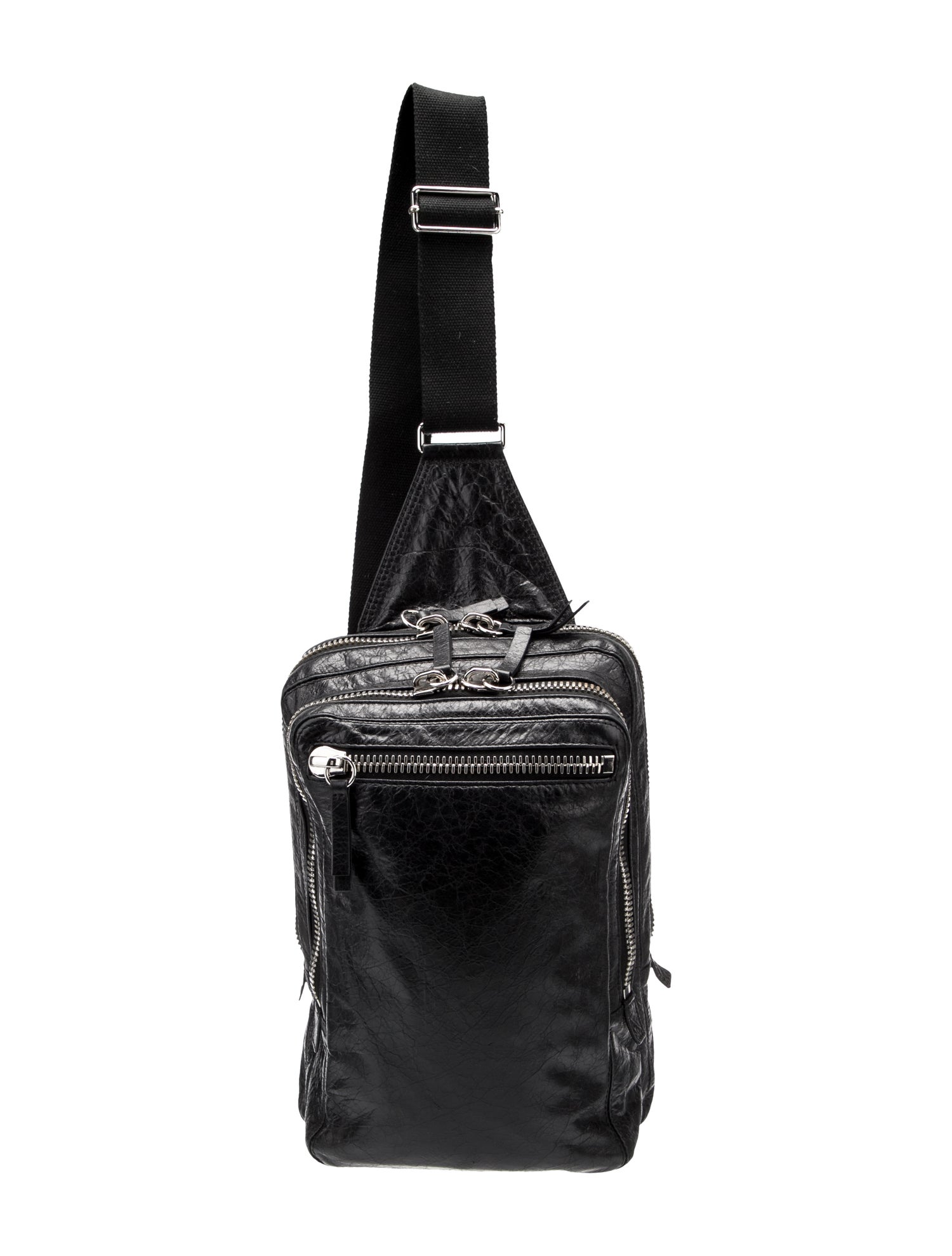 Valentino Leather Messenger Bag