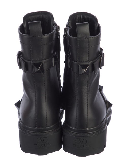 Valentino Rockstud Accents Leather Boots