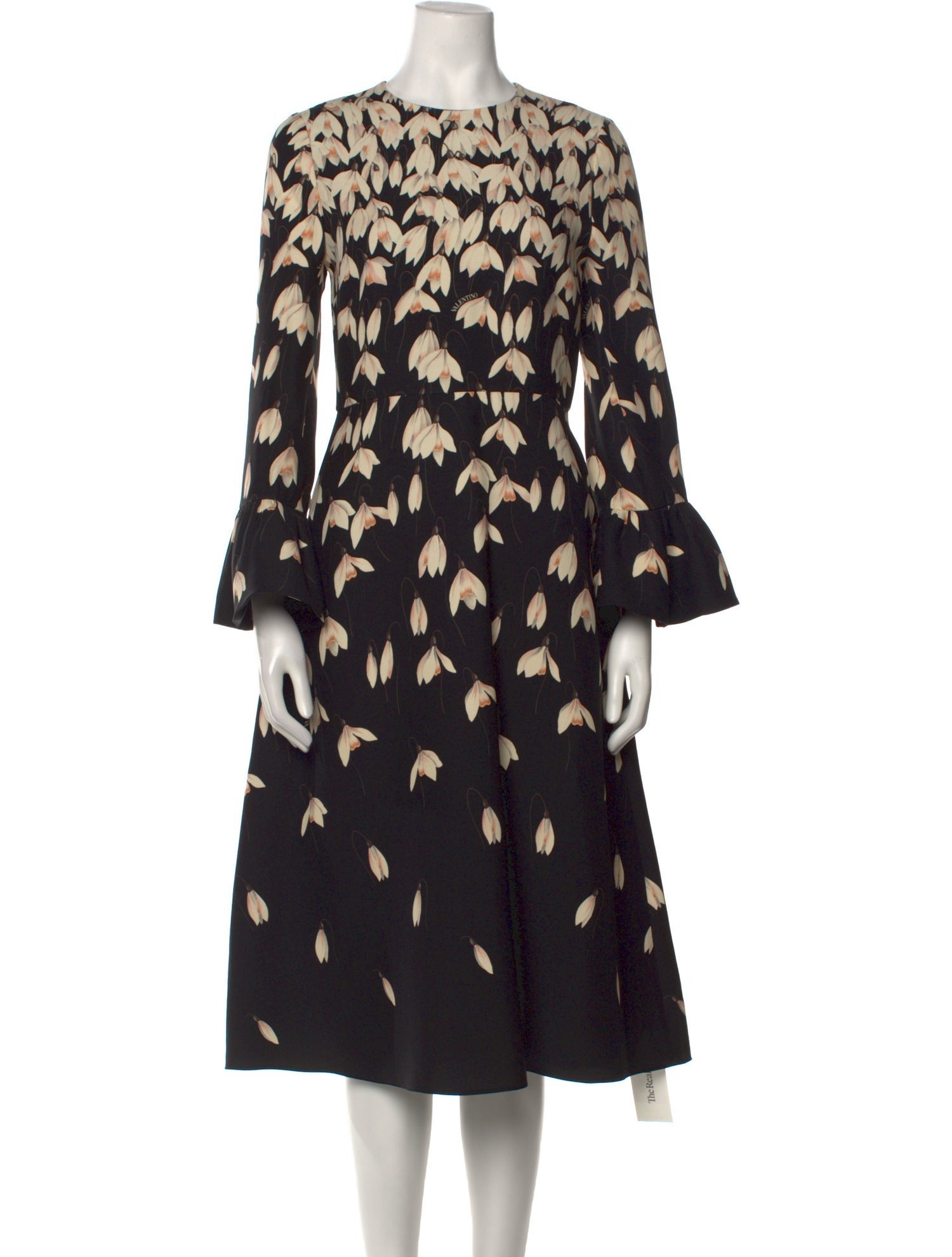 Valentino Virgin Wool Midi Length Dress