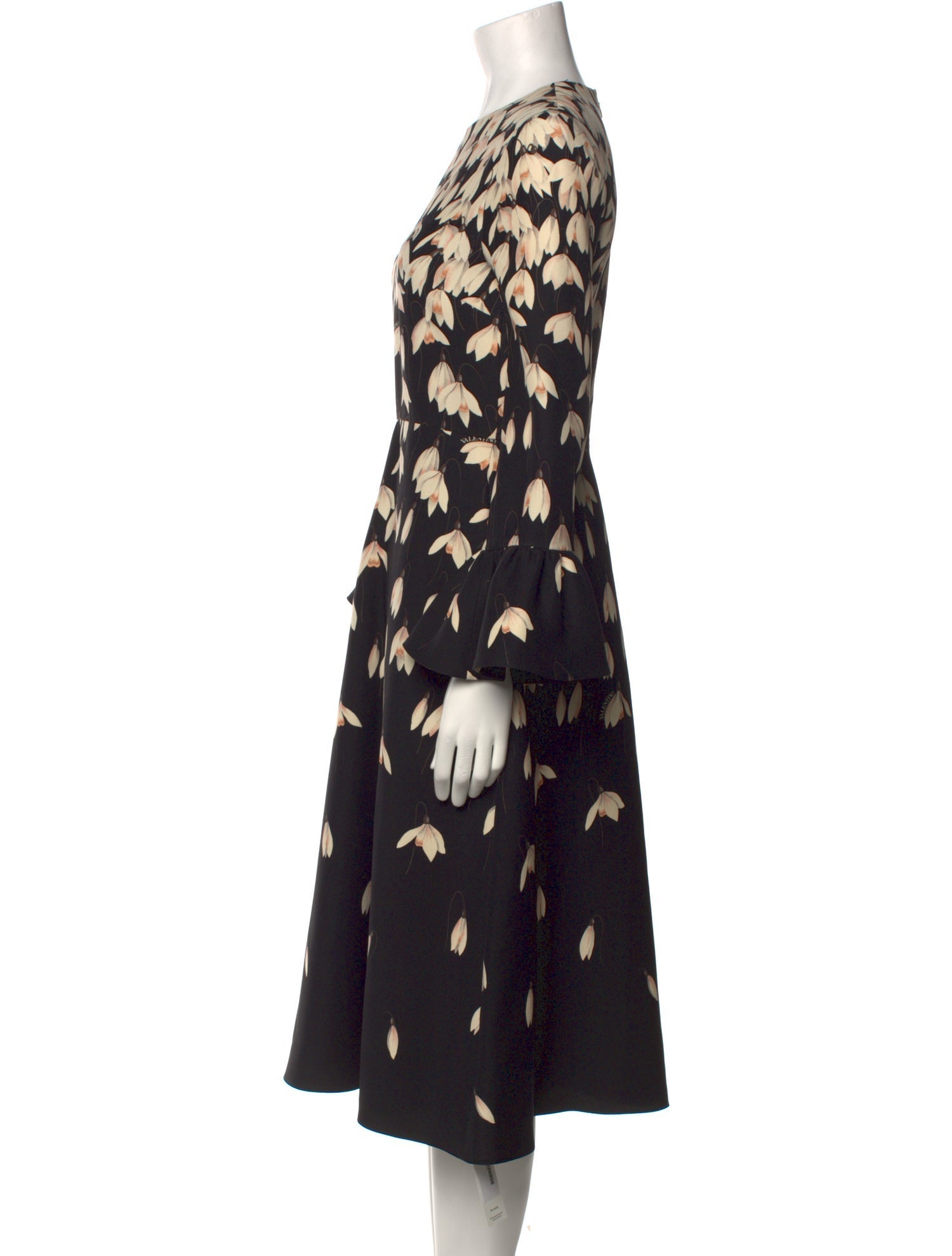 Valentino Virgin Wool Midi Length Dress