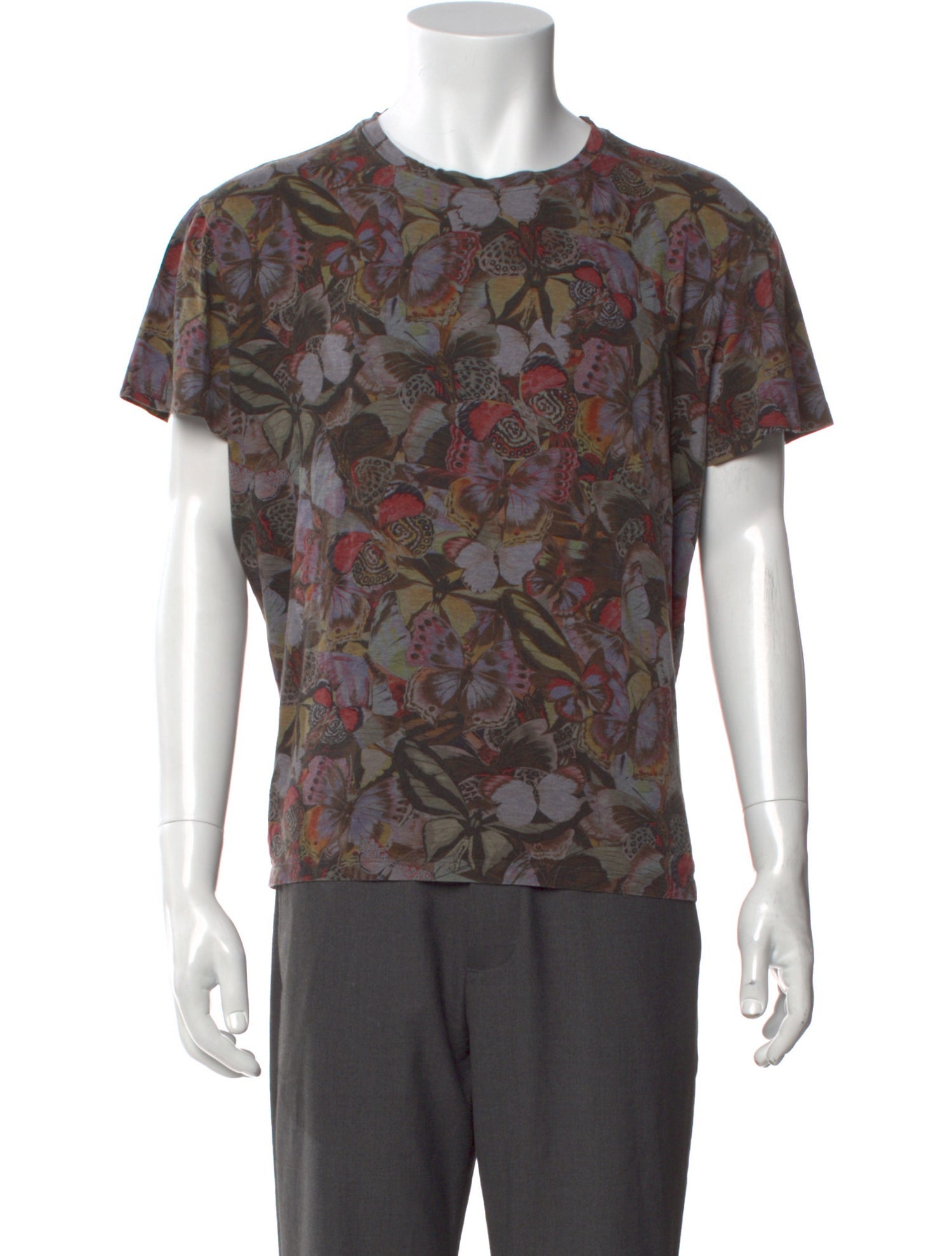 Valentino Rockstud Accents Printed T-Shirt