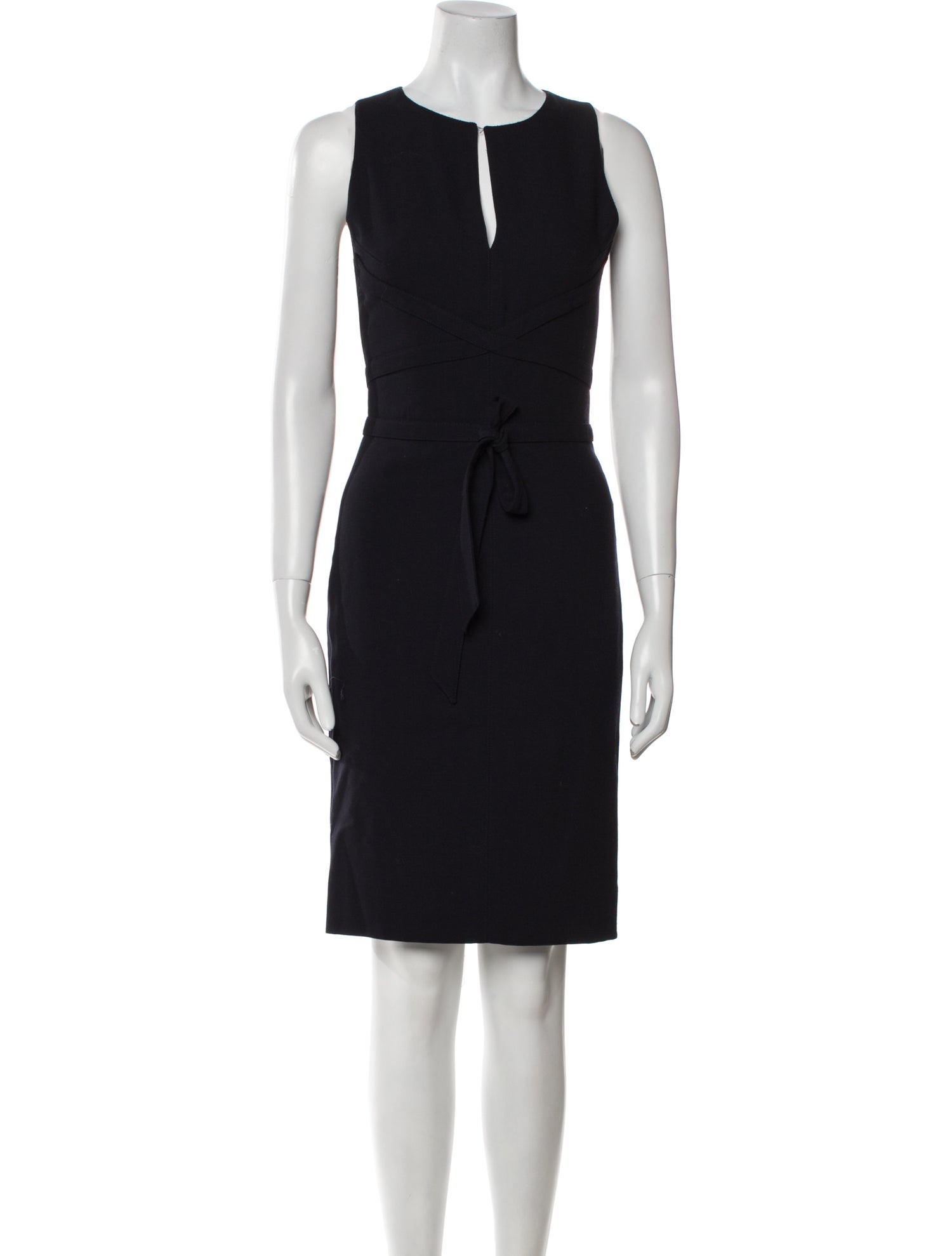 Valentino Virgin Wool Knee-Length Dress