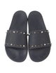 Valentino Rockstud Accents Rubber Slides