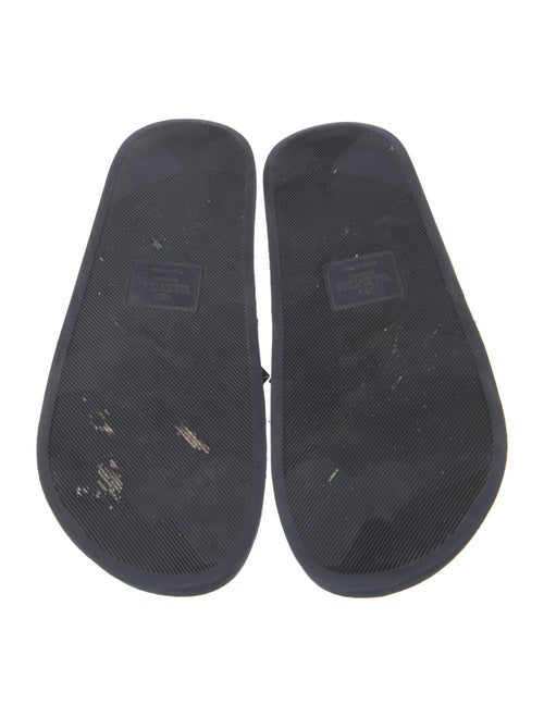 Valentino Rockstud Accents Rubber Slides