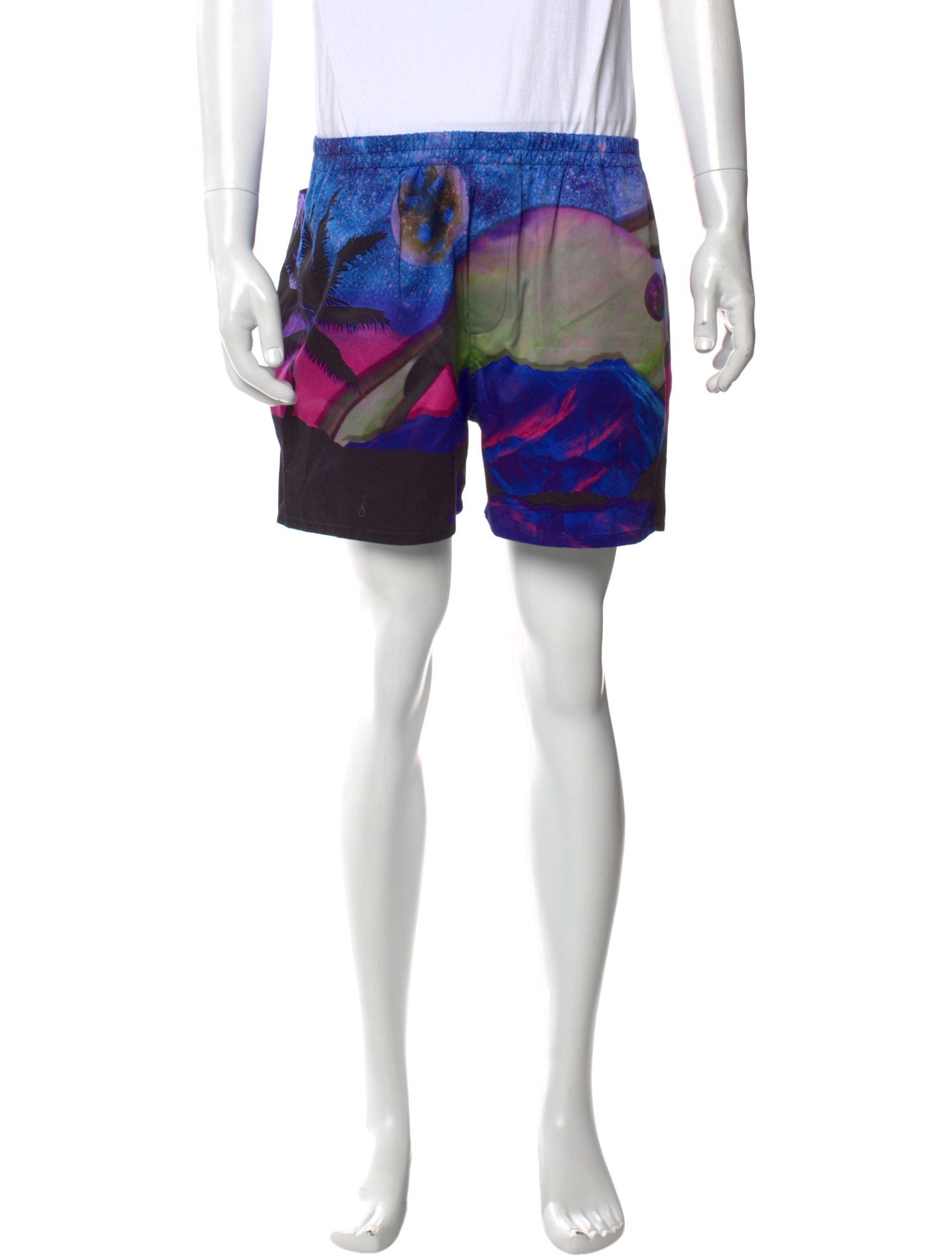 Valentino Printed Jogger Shorts