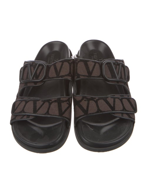 Valentino Terry Cloth Printed Slides