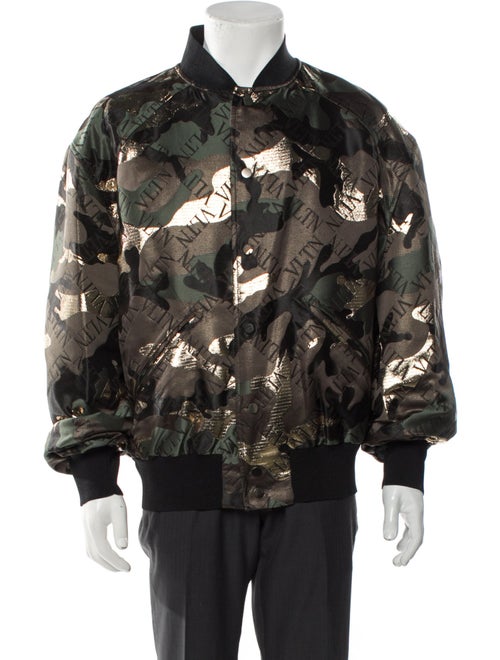 Valentino Graphic Print Bomber Jacket