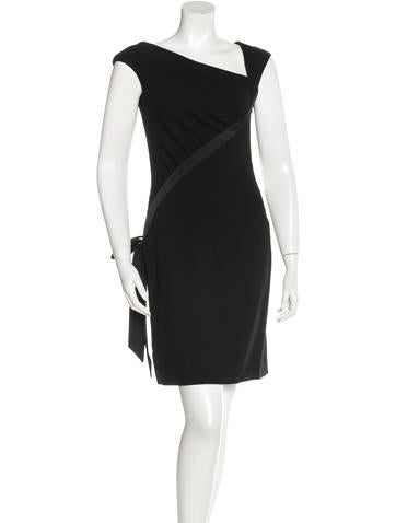 Valentino Wool Bow-Accented Dress