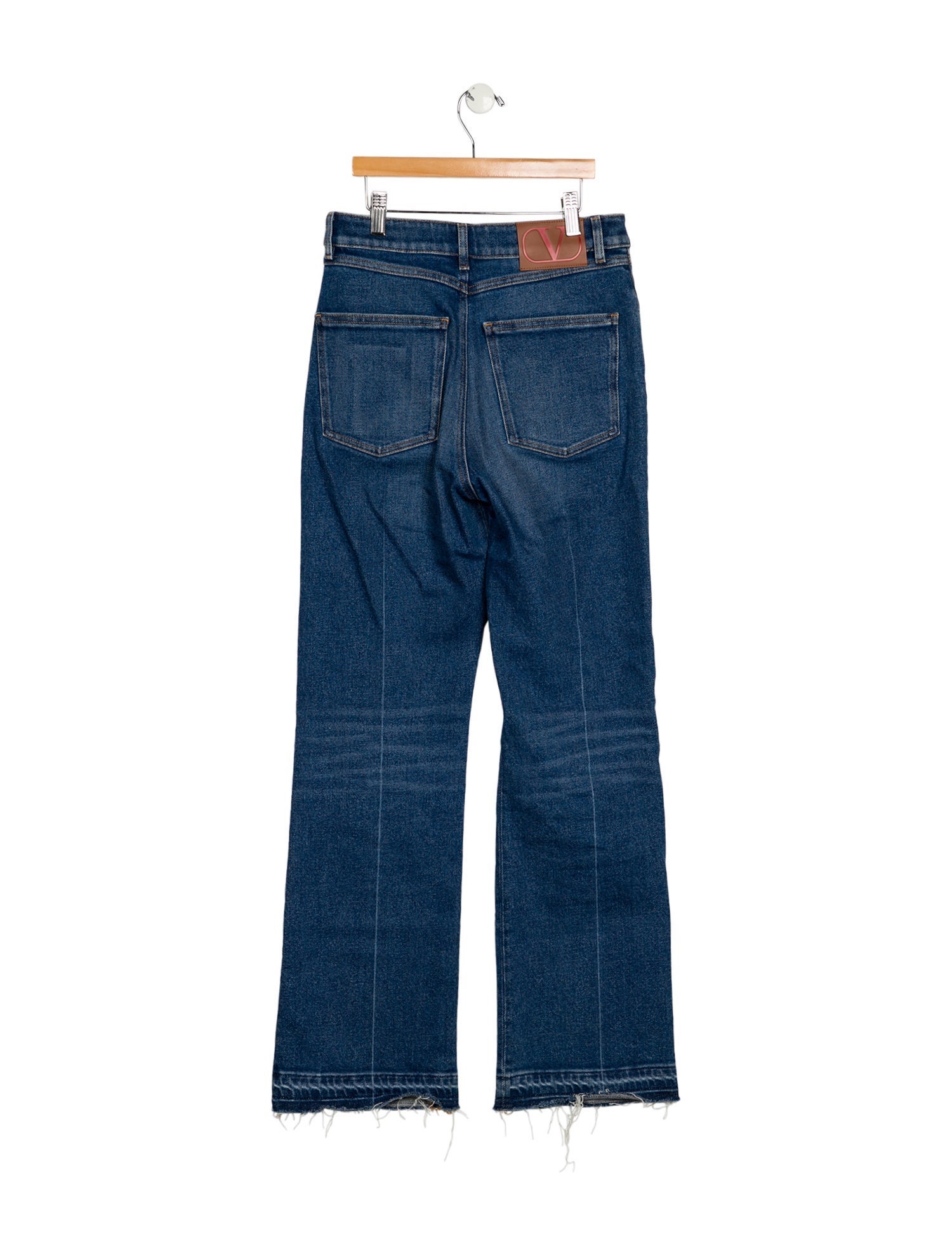 Valentino High-Rise Wide Leg Jeans