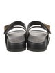 Valentino Leather Studded Accents Slides