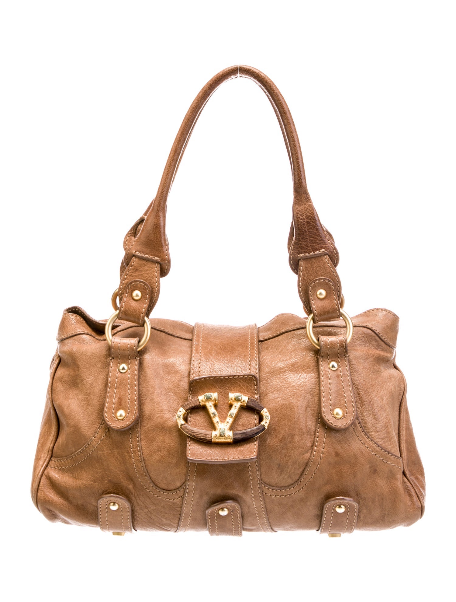 Valentino Leather Shoulder Bag