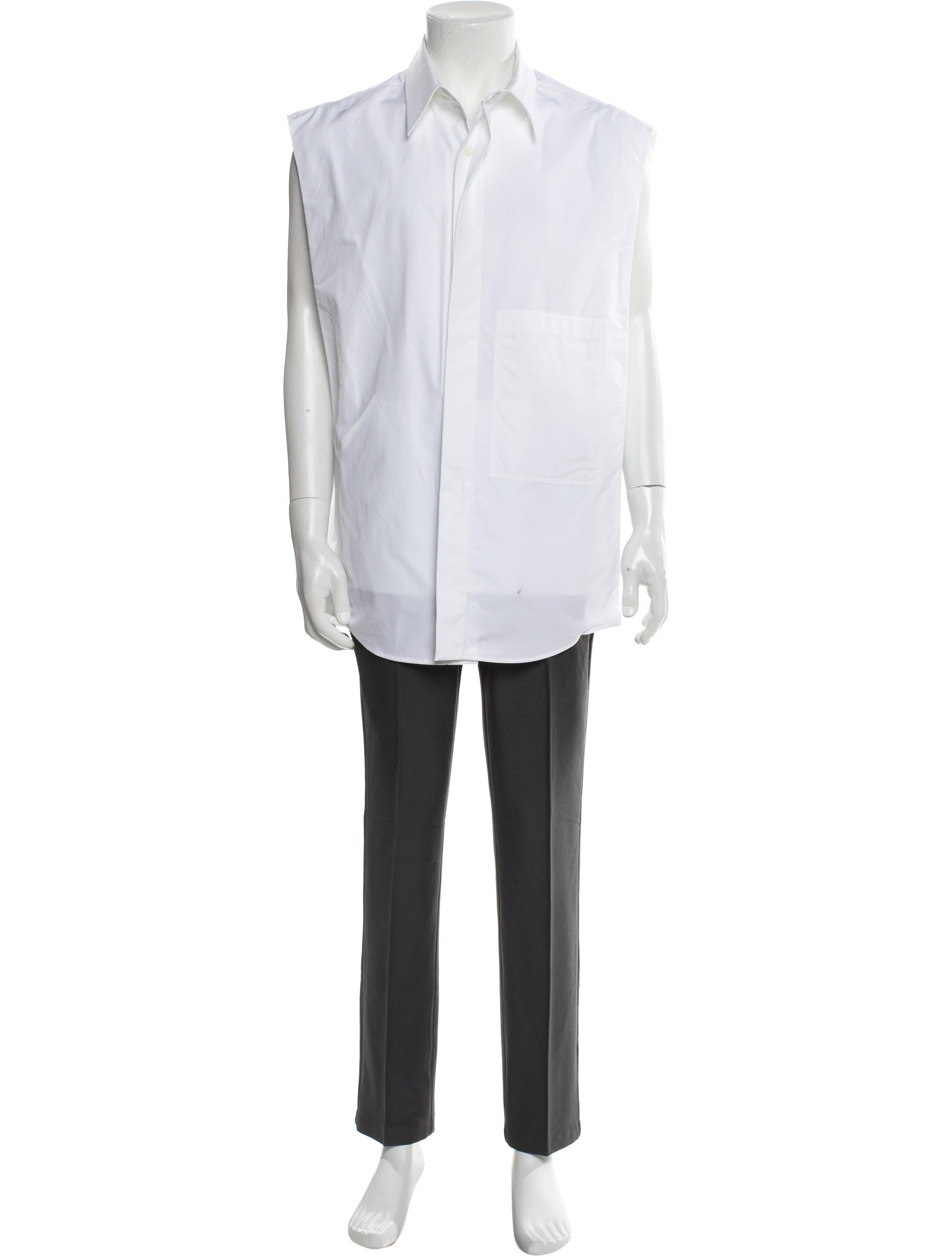 Valentino Rockstud Accents Long Sleeve Tuxedo Shirt