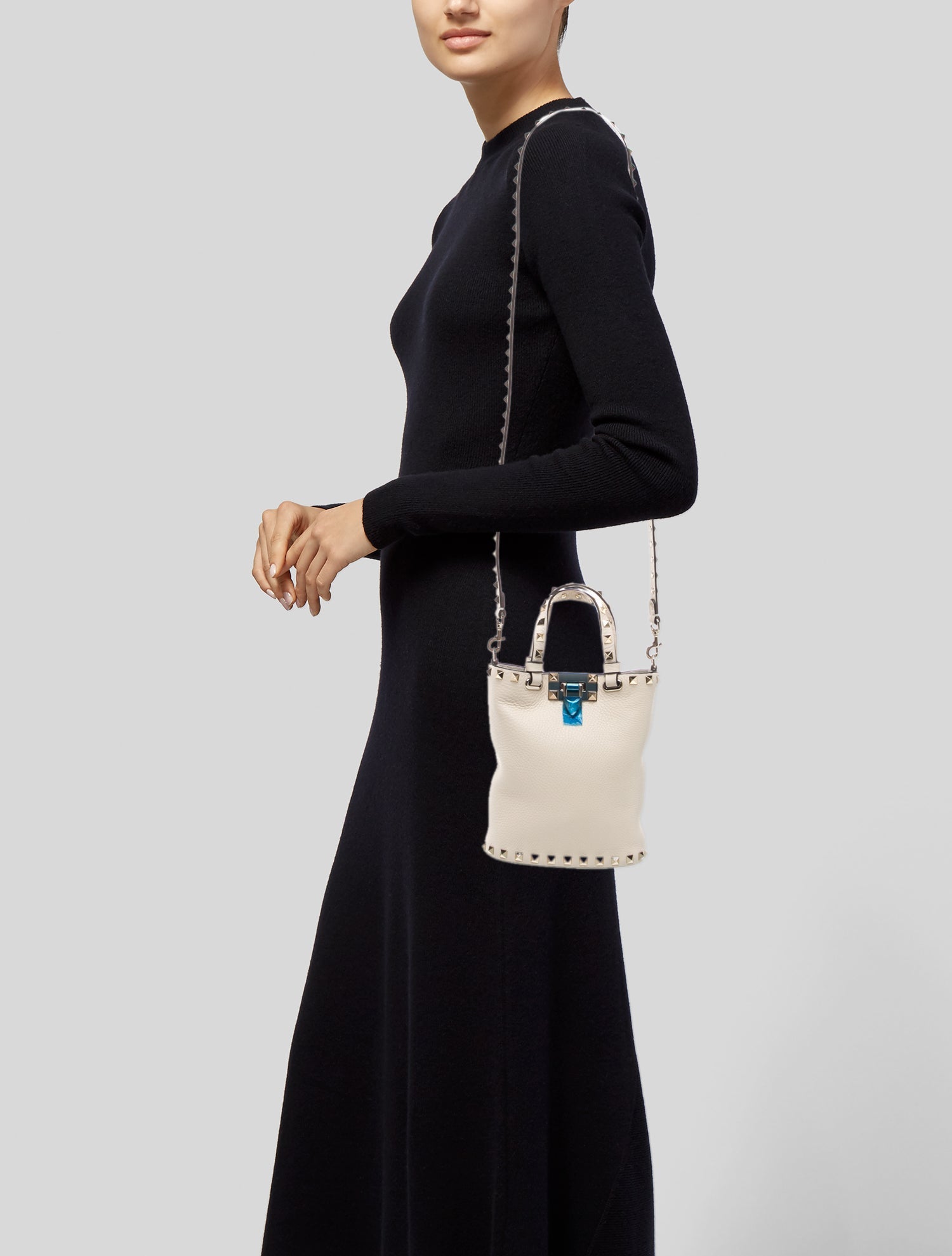 Valentino Rockstud Bucket Bag