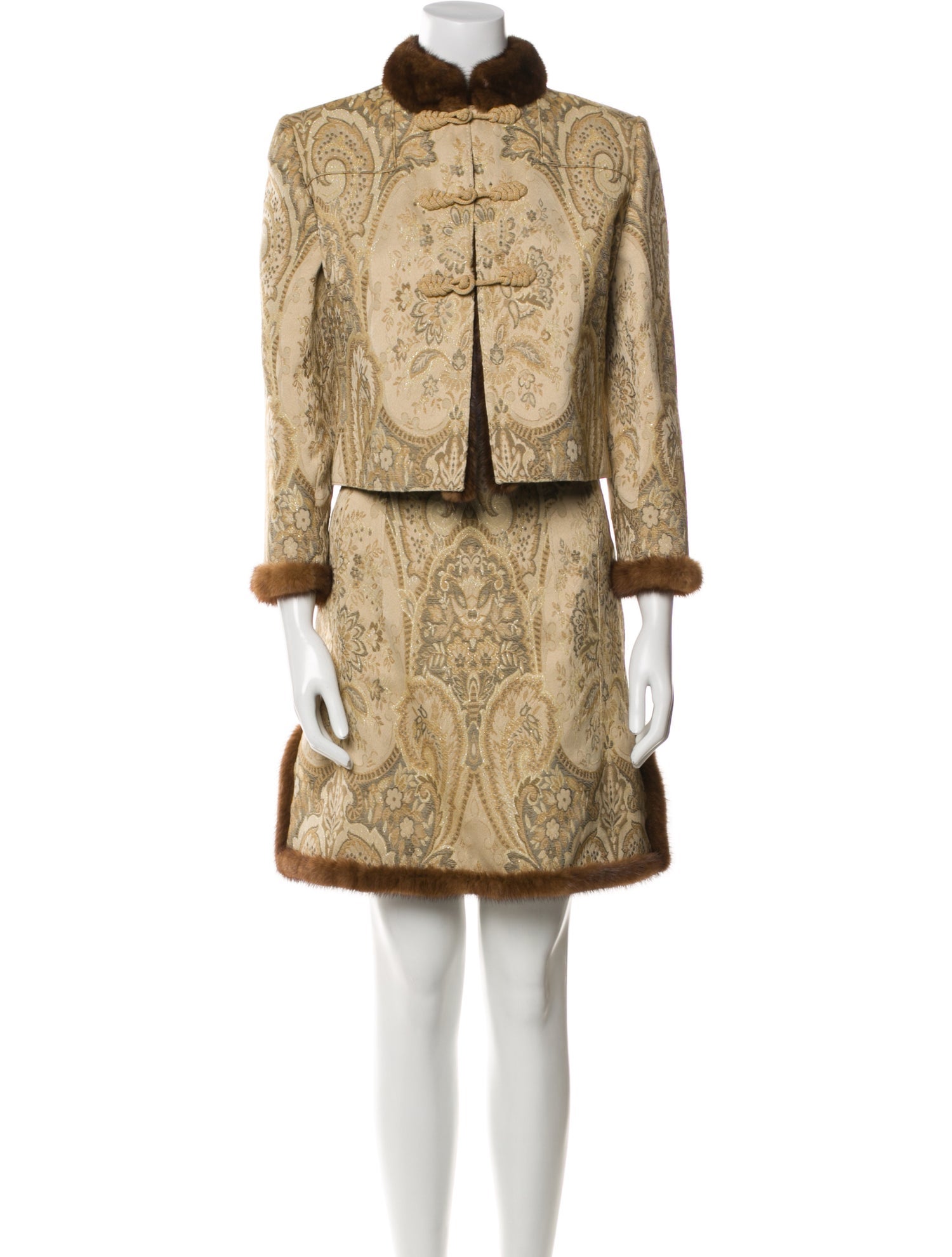 Valentino Vintage 1990's Skirt Suit