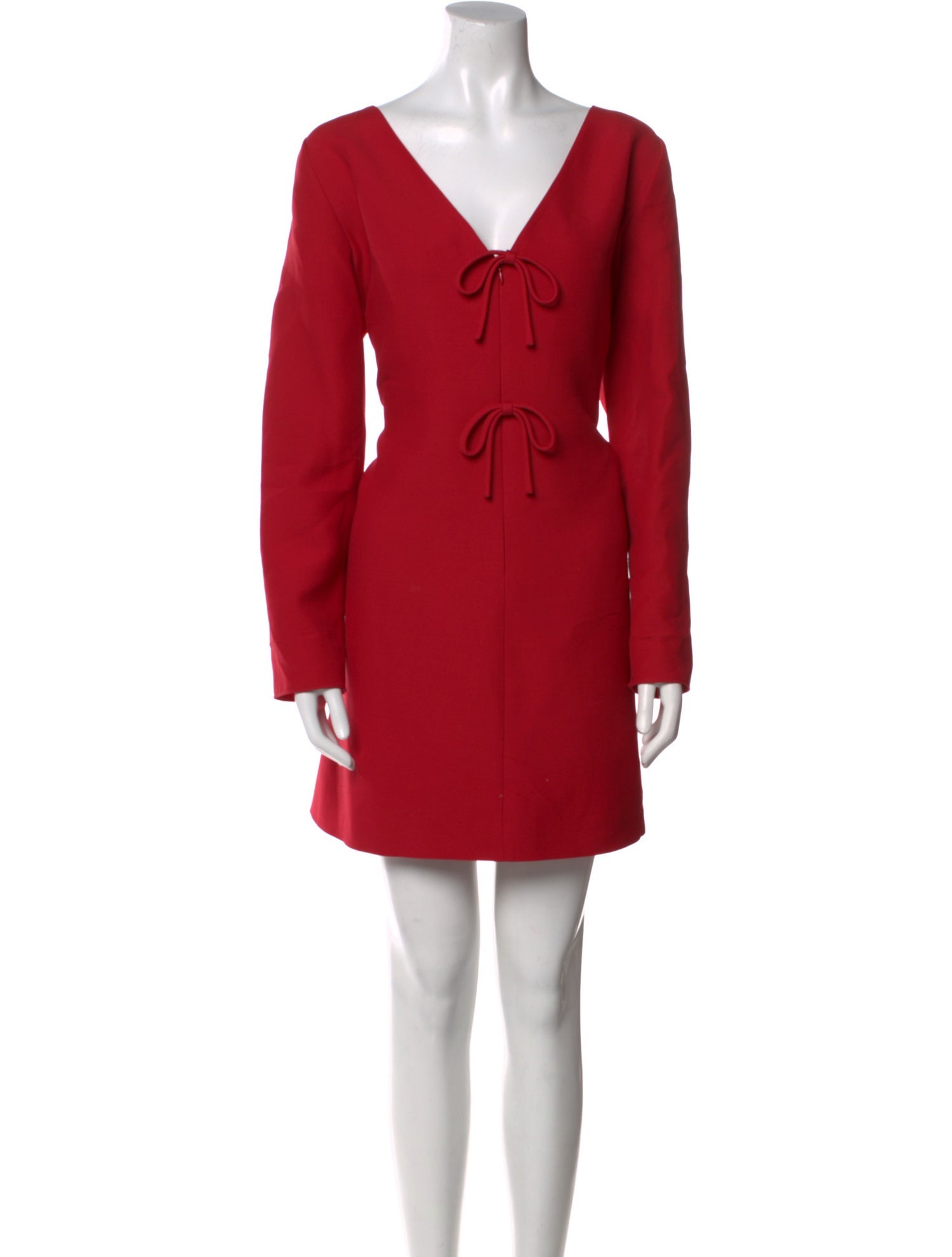 Valentino V-Neck Mini Dress