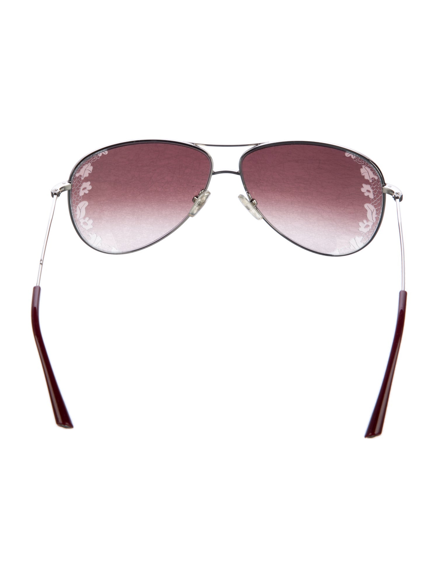 Valentino Rockstud Accents Aviator Sunglasses