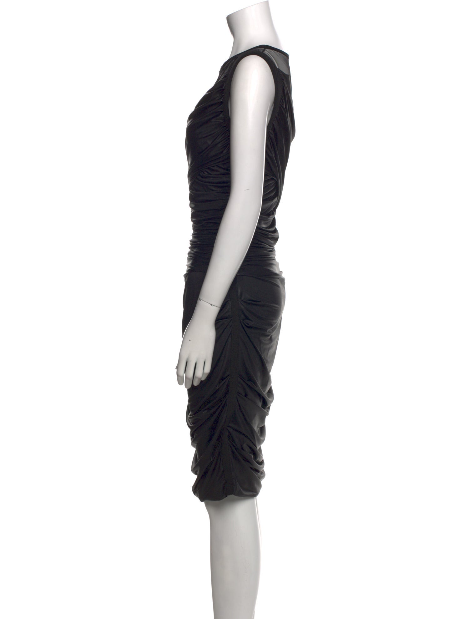 Valentino Scoop Neck Knee-Length Dress