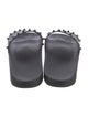 Valentino Rockstud Accents Rubber Slides