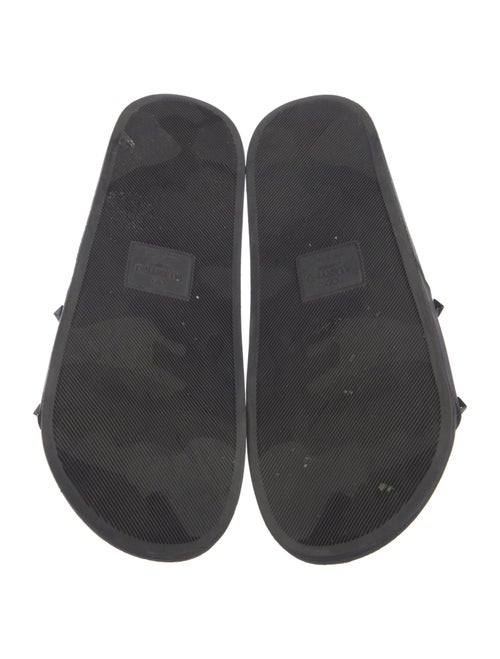 Valentino Rockstud Accents Rubber Slides