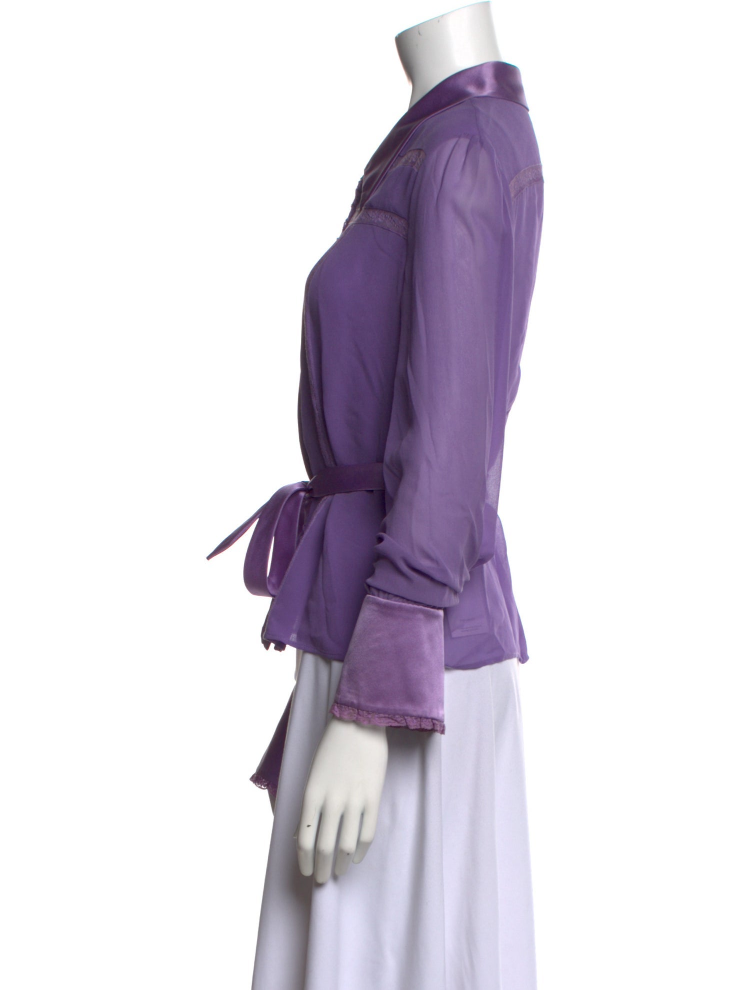 Valentino Vintage Long Sleeve Blouse