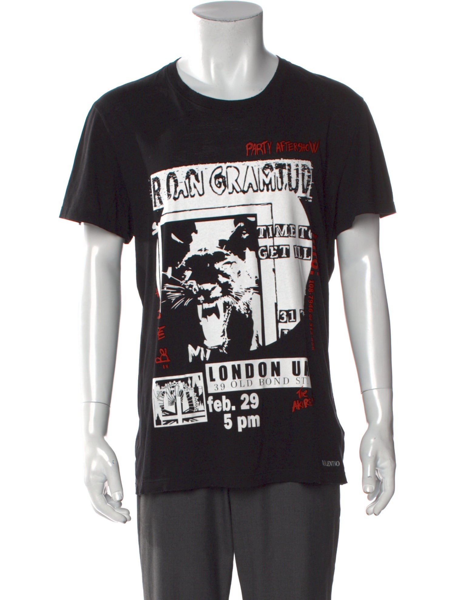 Valentino Graphic Print Crew Neck T-Shirt