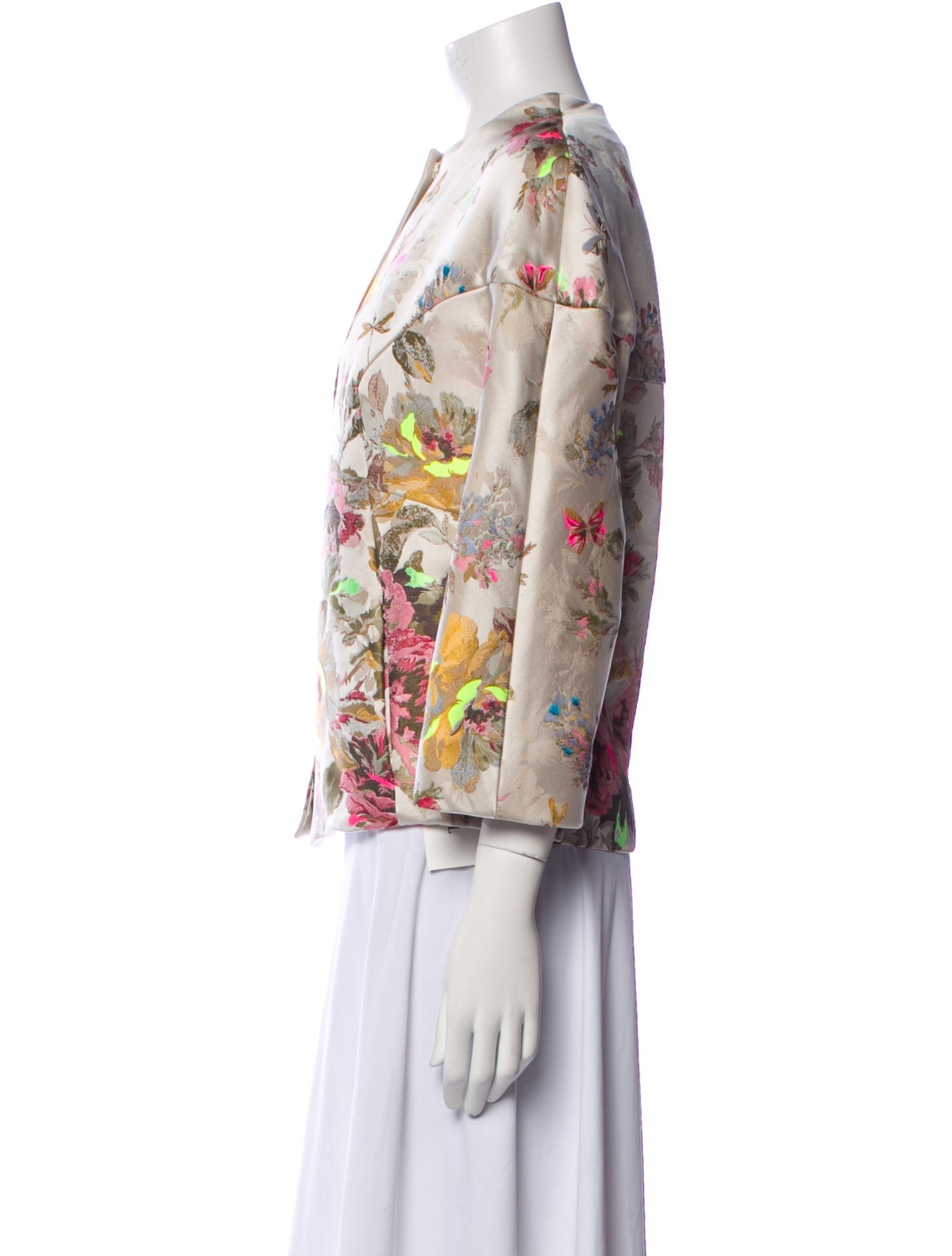 Valentino Floral Print Evening Jacket