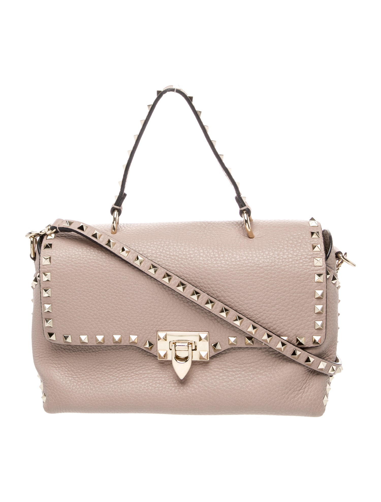 Valentino Rockstud Top Handle Bag