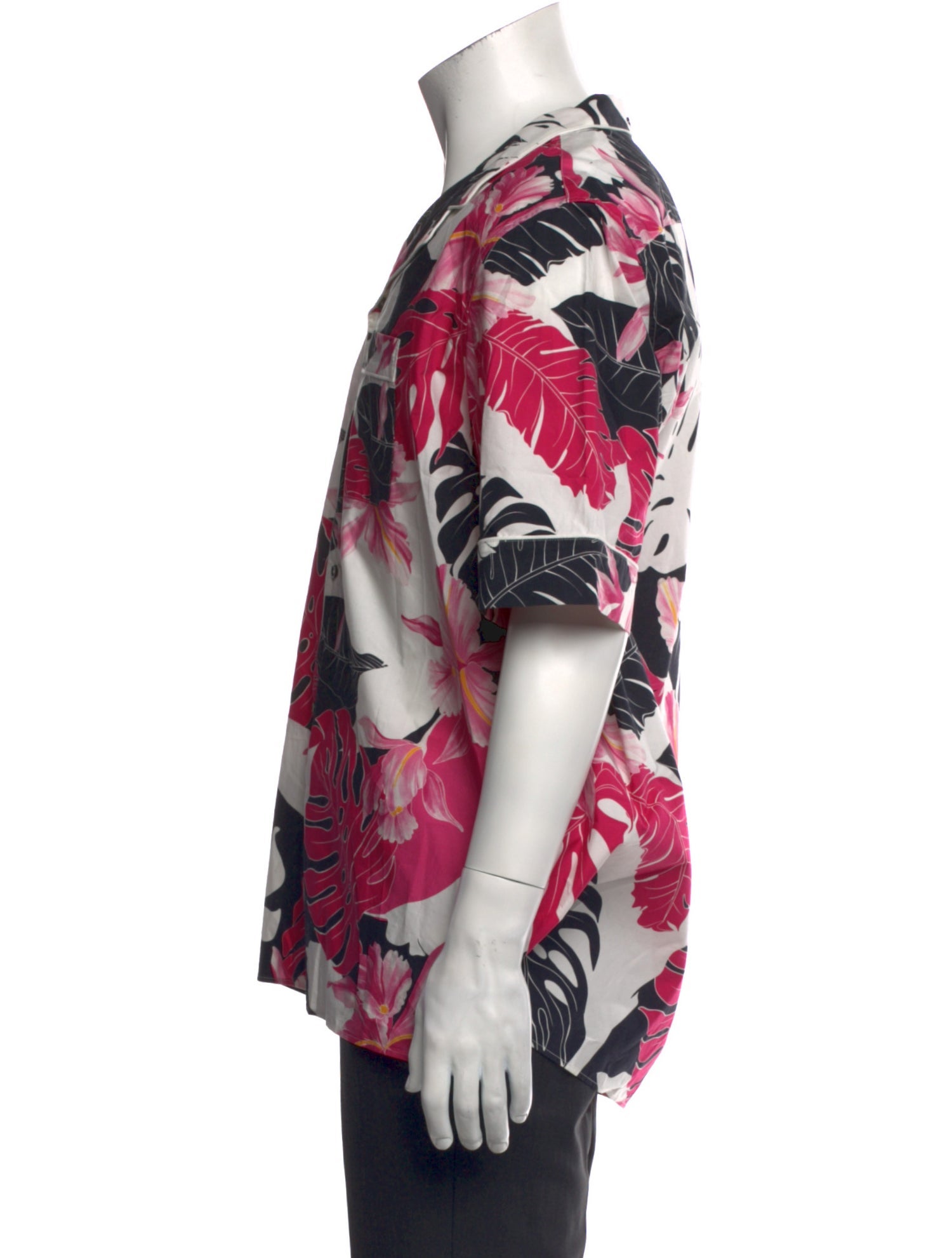 Valentino Floral Print Short Sleeve Shirt