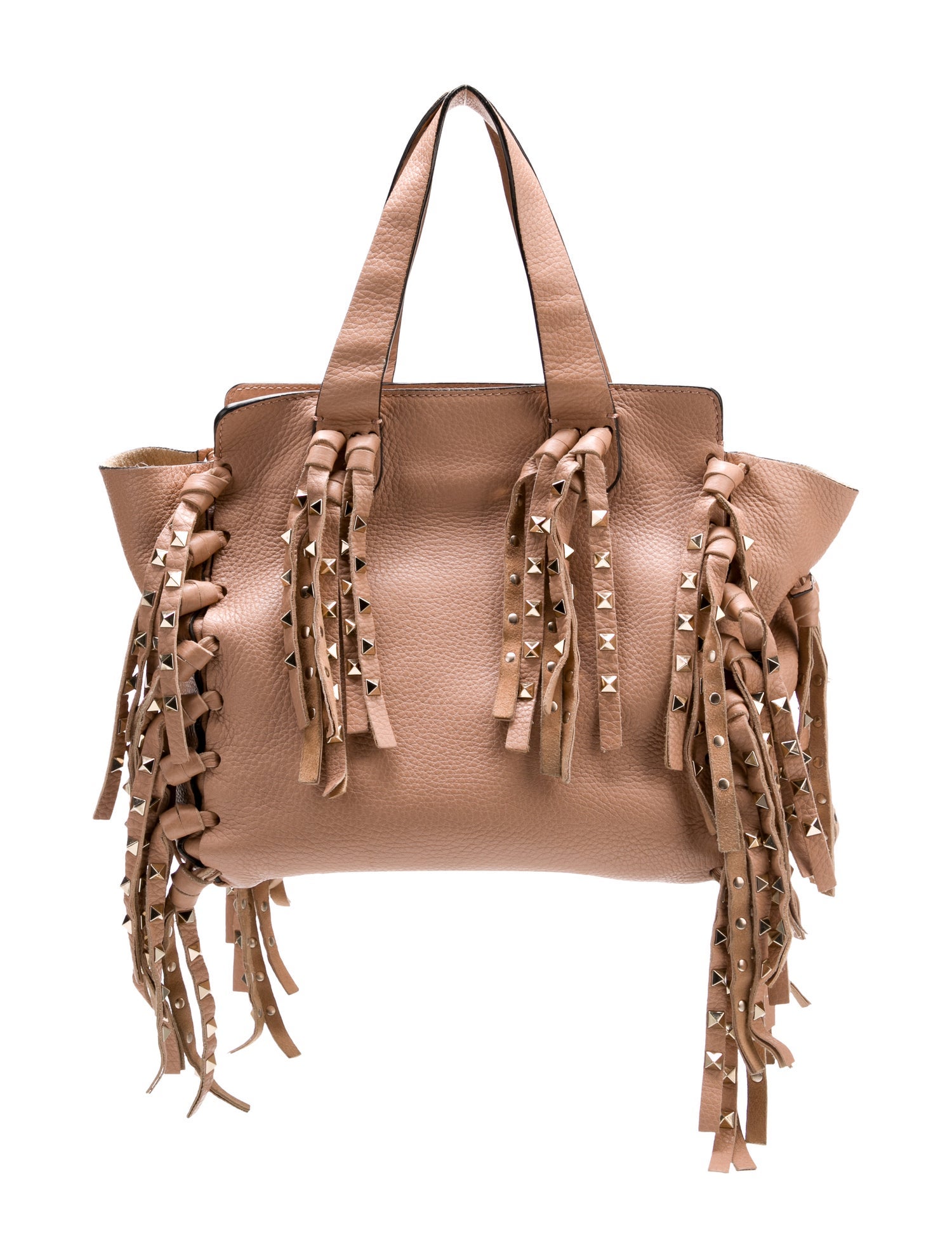 Valentino Leather Top Handle Bag