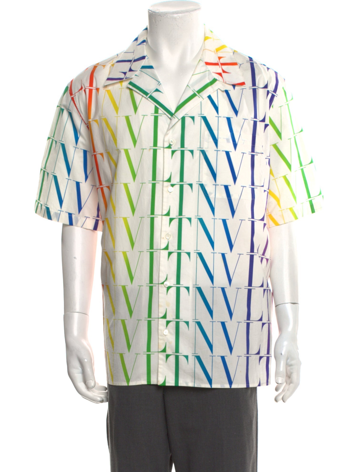 Valentino Printed Short Sleeve Shirt