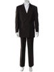 Valentino Virgin Wool Striped Two-Piece Suit