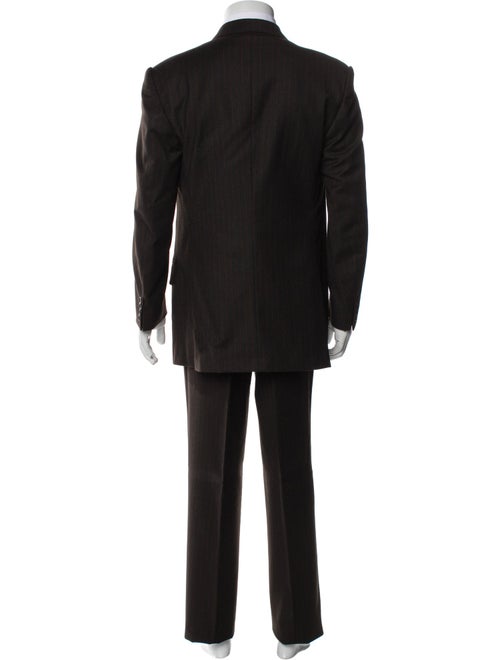 Valentino Virgin Wool Striped Two-Piece Suit