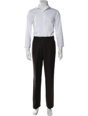 Valentino Virgin Wool Striped Two-Piece Suit