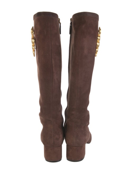 Valentino Suede Riding Boots