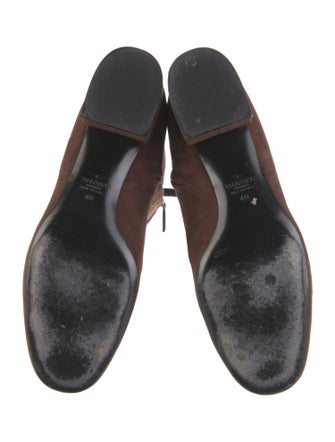 Valentino Suede Riding Boots