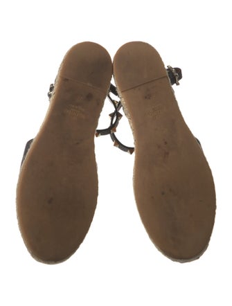 Valentino Rockstud Accents Leather D'Orsay Flats