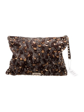 Valentino Rockstud Clutch